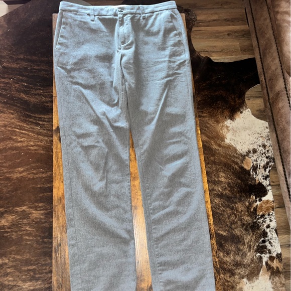 Men's Gray Dress Pants - Picture 1 of 5